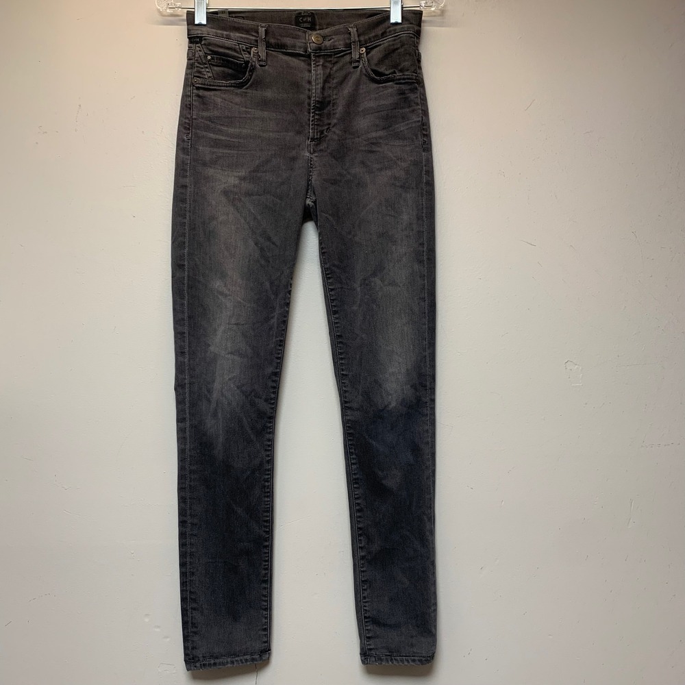 Citizens of Humanity Rocket Skinny Jeans Womens 26 Grey Excellent High Rise 1416